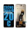 Tecno Spark 20C Ekran Dokunmatik Siyah Çıtasız A Plus Kalite