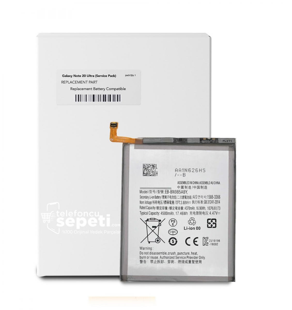 Samsung Galaxy Note 20 Ultra N985 Batarya Pil