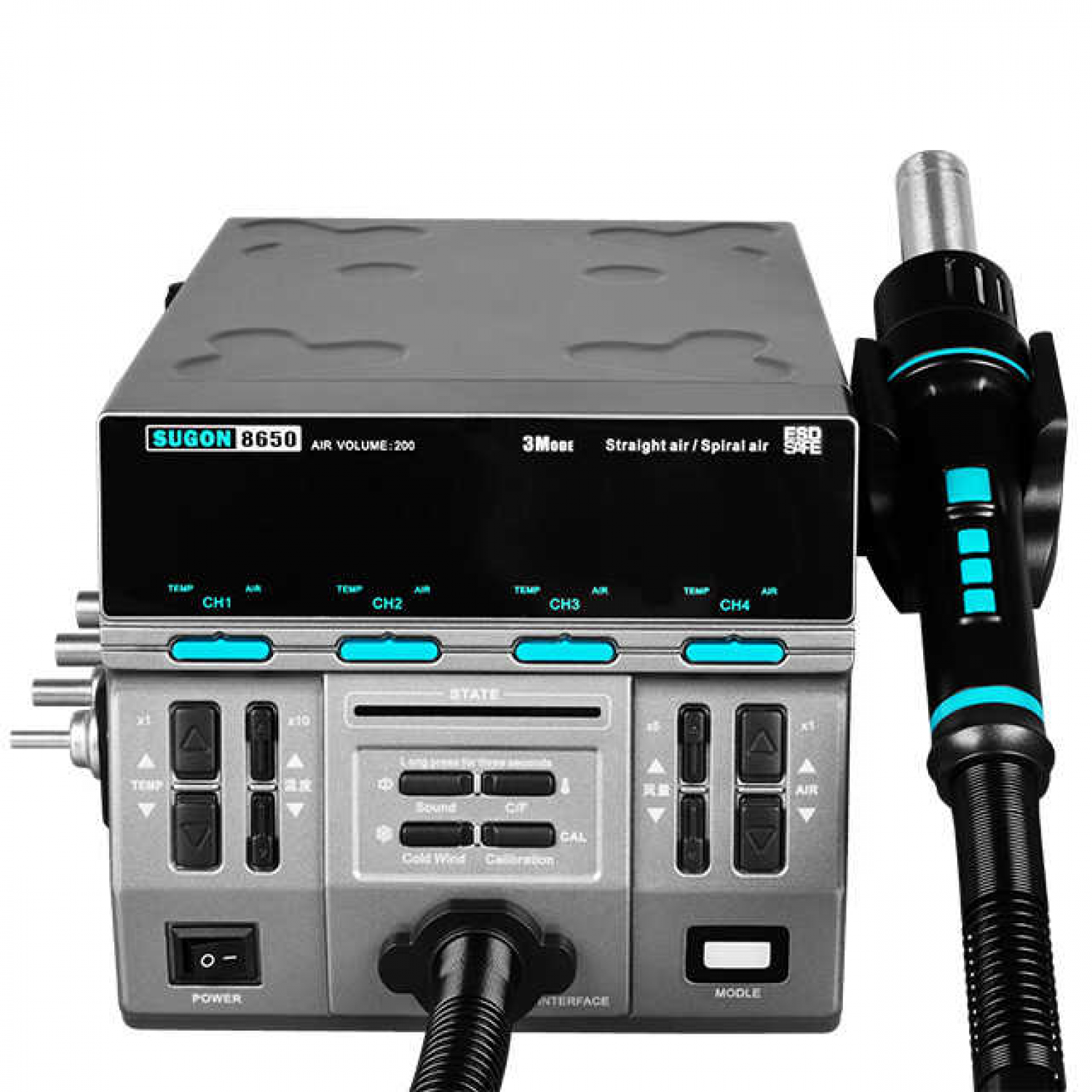 Sugon 8650 Profesyonel 1300W Sıcak Hava İstasyonu