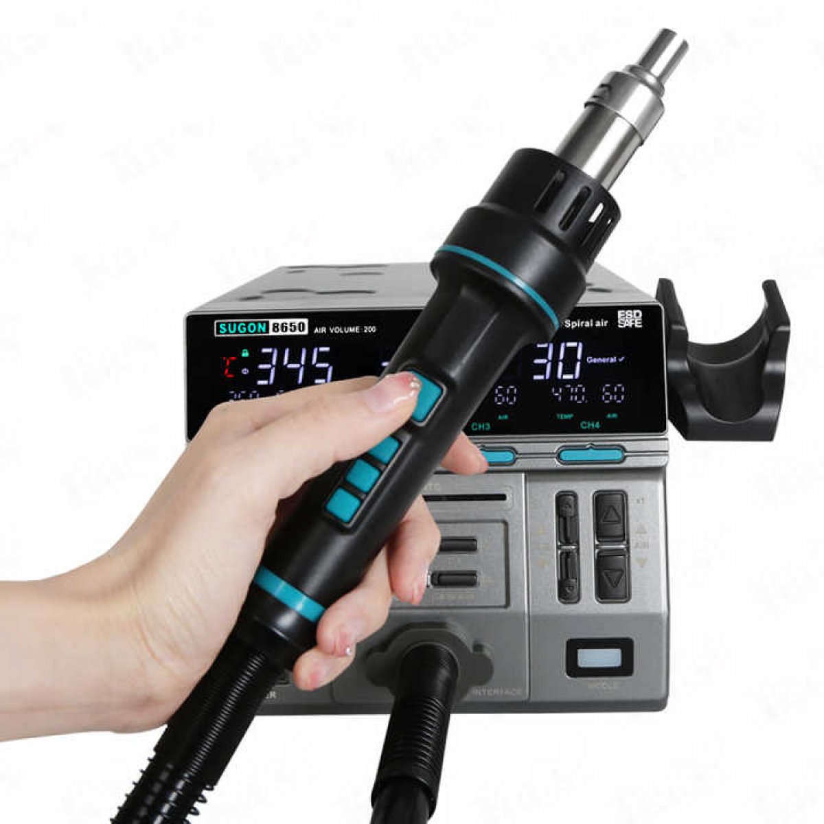 Sugon 8650 Profesyonel 1300W Sıcak Hava İstasyonu Sugon 8650 Profesyonel 1300W Sıcak Hava İstasyonu