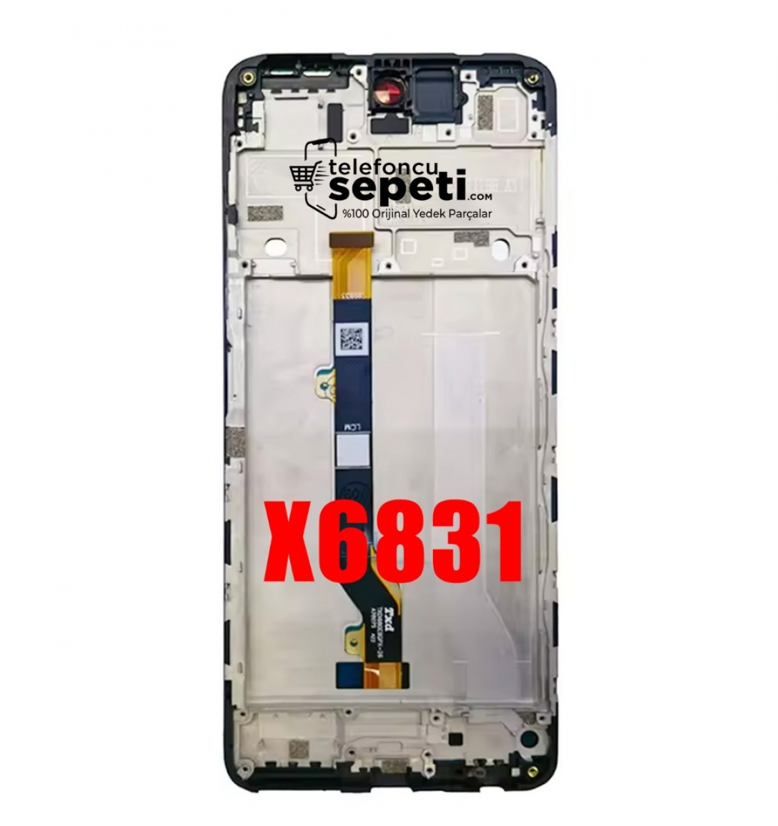 İnfinix Hot 30 Ekran Dokunmatik Siyah Çıtalı %100 Orijinal