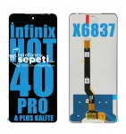 İnfinix Hot 40 Pro Ekran Dokunmatik Siyah Çıtasız A Plus Kalite