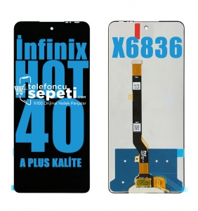 İnfinix Hot 40 Ekran Dokunmatik Siyah Çıtasız A Plus Kalite