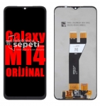 Samsung Galaxy M14 M145 Ekran Dokunmatik Siyah Çıtasız %100 Orijinal