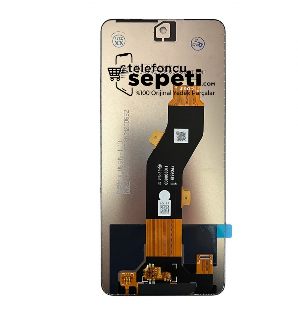 Tecno Spark 20 Ekran Dokunmatik Siyah Çıtasız A Plus Kalite