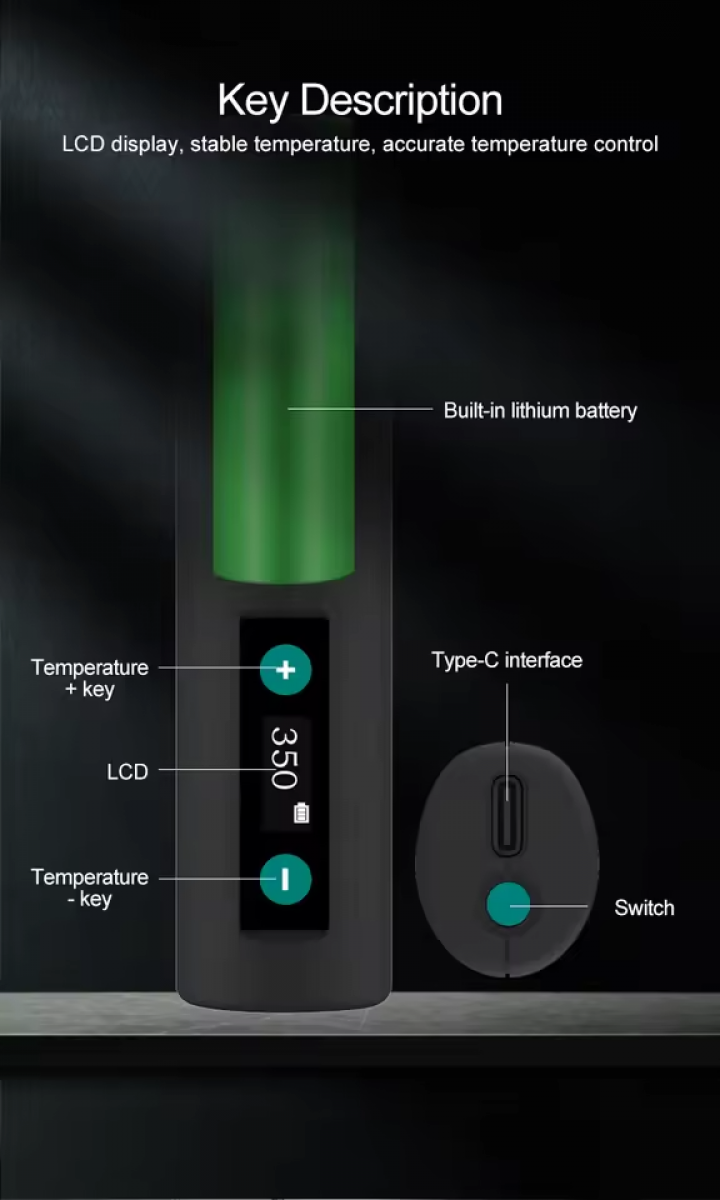 Quick TS1 Akıllı Şarjlı Usb Kalem Havya
