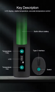 Quick TS1 Akıllı Şarjlı Usb Kalem Havya