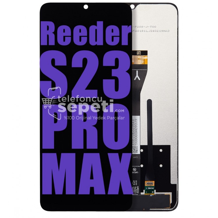 Reeder S23 Pro Max Ekran Dokunmatik Siyah Çıtasız %100 Orijinal