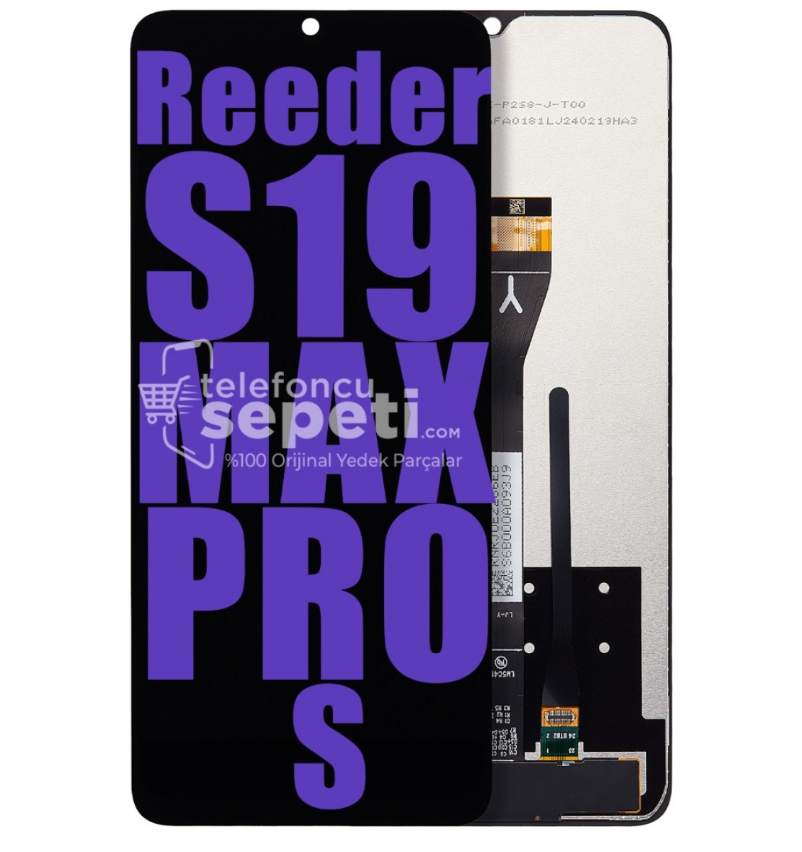 Reeder S19 Max Pro S Ekran Dokunmatik Siyah Çıtasız %100 Orijinal