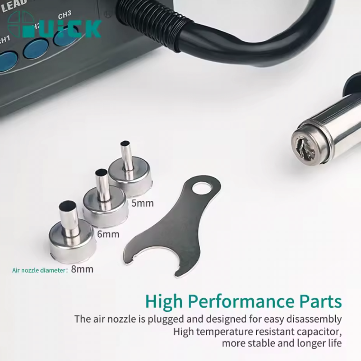 Quick 861d 1300W Akıllı Sıcak Hava Üfleme İstasyonu