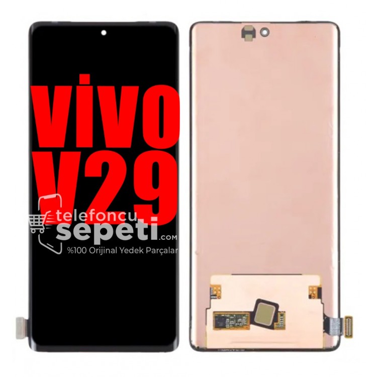 Vivo V29 Ekran Dokunmatik Siyah Çıtasız %100 Orijinal