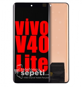 Vivo V40 Lite Ekran Dokunmatik Siyah Çıtasız %100 Orijinal