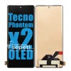 Tecno Phantom x2 Ekran Dokunmatik Siyah Çıtasız %100 Oled