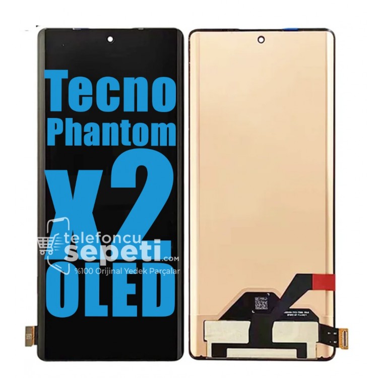 Tecno Phantom x2 Ekran Dokunmatik Siyah Çıtasız %100 Oled