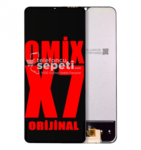 Omix X7 Ekran Dokunmatik Siyah Çıtasız %100 Orijinal 