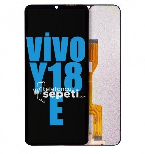 Vivo Y18e Ekran Dokunmatik Siyah Çıtasız %100 Orijinal