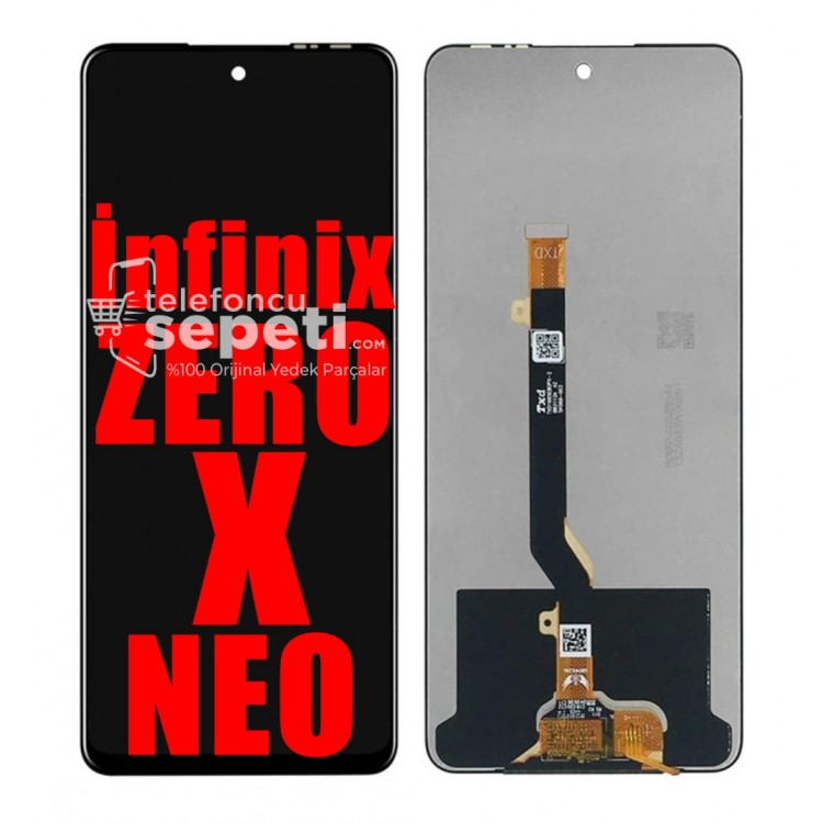 İnfinix Zero X Neo Ekran Dokunmatik Siyah Çıtasız %100 Orijinal