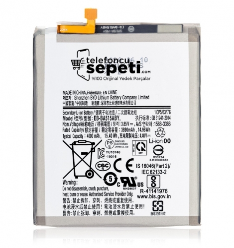 Samsung Galaxy A51 A515 Batarya Pil %100 Orijinal