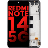 Xiaomi Redmi Note 14 4G Ekran Dokunmatik Siyah Çıtalı Orijinal