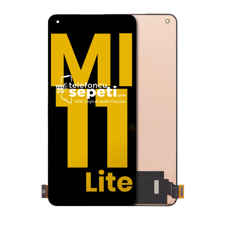 Xiaomi Mi 11 Lite Ekran Dokunmatik Siyah Çıtasız A Plus Kalite