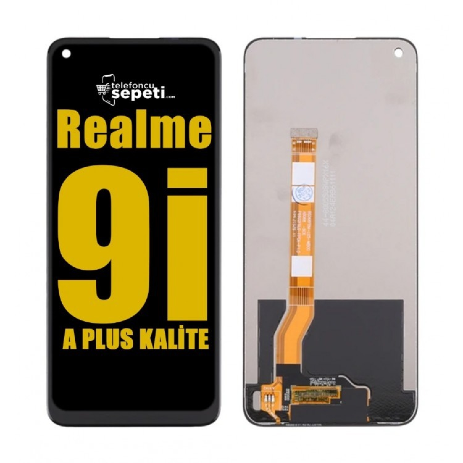 Realme 9i Ekran Dokunmatik Siyah Çıtasız A Plus Kalite