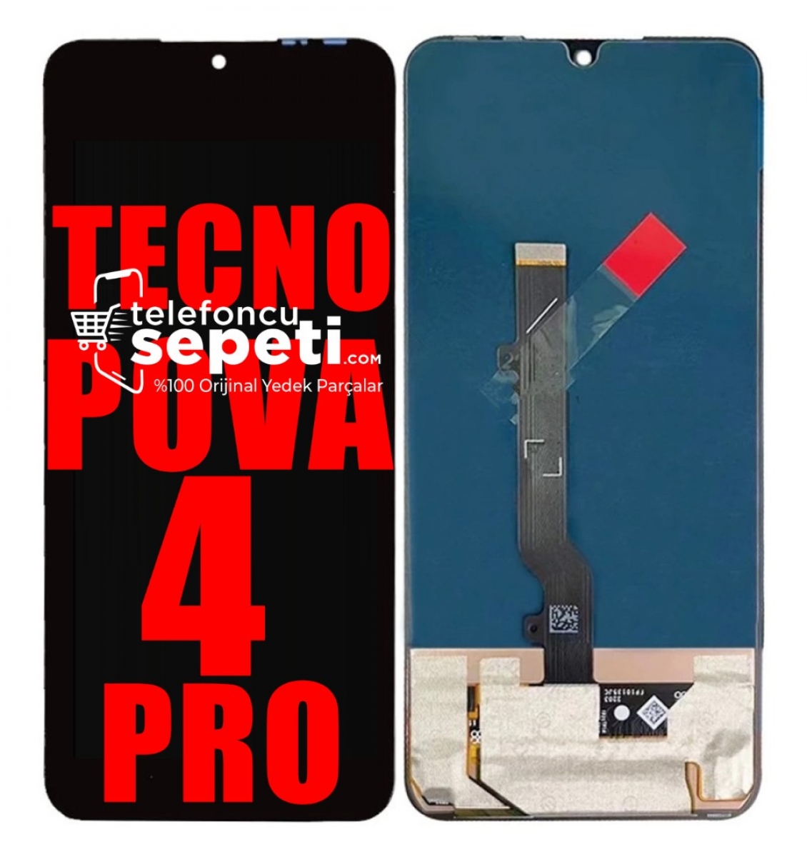 Tecno Pova 4 Pro Ekran Dokunmatik Siyah Çıtasız %100 Orijinal Tecno Pova 4 Pro Ekran Dokunmatik Siyah Çıtasız %100 Orijinal