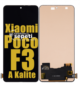 Xiaomi Poco F3 Ekran Dokunmatik Siyah Çıtasız A Plus Kalite