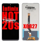 İnfinix Hot 20s Ekran Dokunmatik Siyah Çıtasız %100 Orijinal