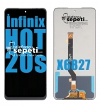 İnfinix Hot 20s Ekran Dokunmatik Siyah Çıtasız A Plus Kalite