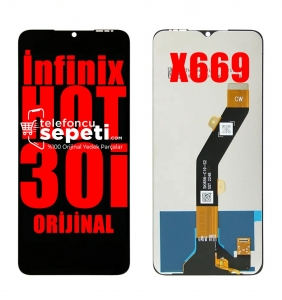 İnfinix Hot 30i Ekran Dokunmatik Siyah Çıtasız %100 Orijinal