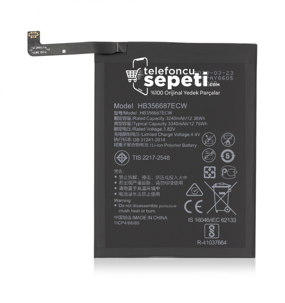 Huawei Mate 10 Lite Batarya Pil Orjinal HB356687ECW