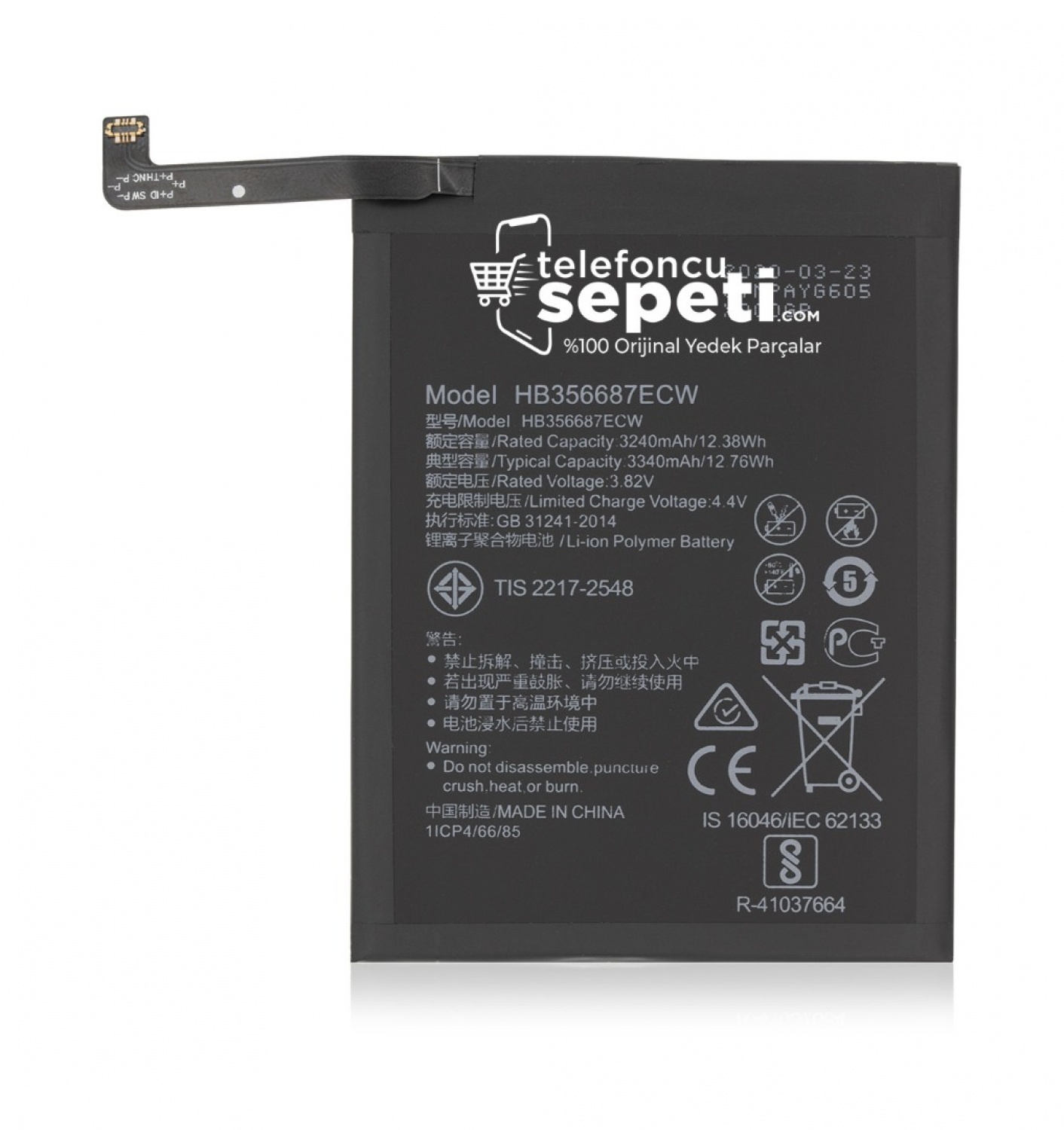 Huawei Mate 10 Lite Batarya Pil Orjinal HB356687ECW