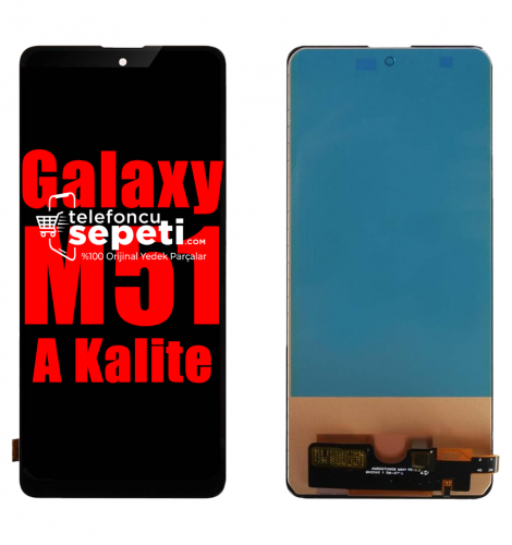 Samsung Galaxy M51 M515 Ekran Dokunmatik Siyah A Kalite