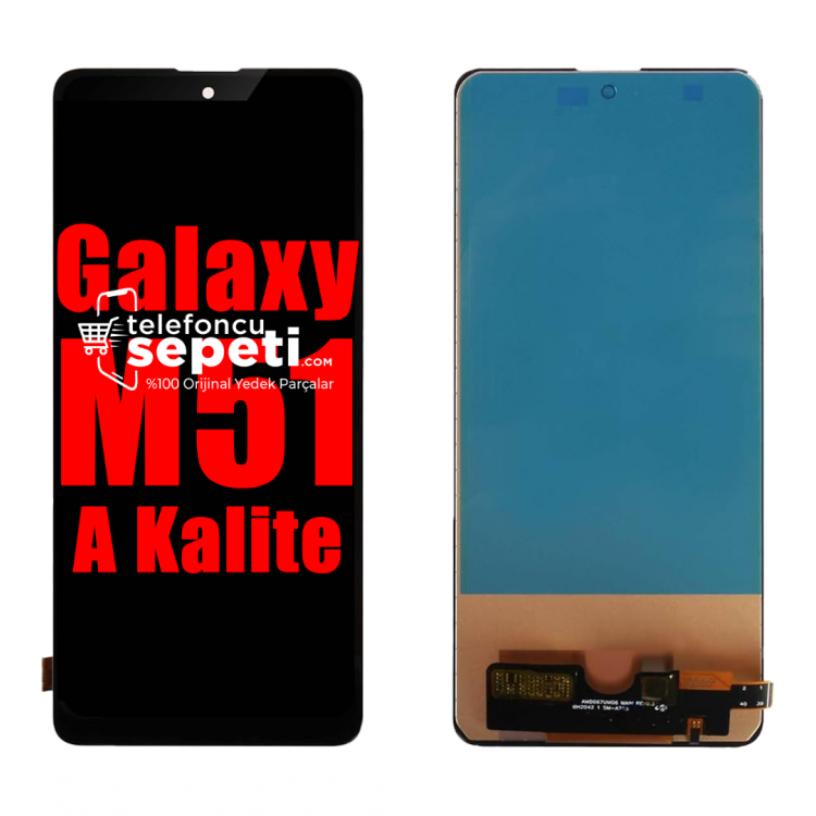 Samsung Galaxy M51 M515 Ekran Dokunmatik Siyah A Kalite