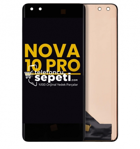 Huawei Nova 10 Pro Ekran Dokunmatik Siyah Çıtasız %100 Orijinal