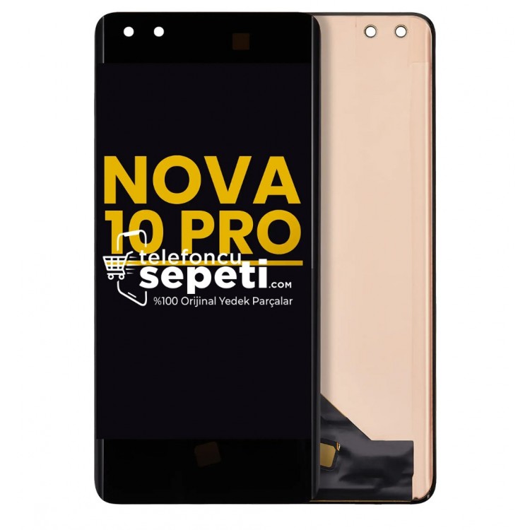 Huawei Nova 10 Pro Ekran Dokunmatik Siyah Çıtasız %100 Orijinal