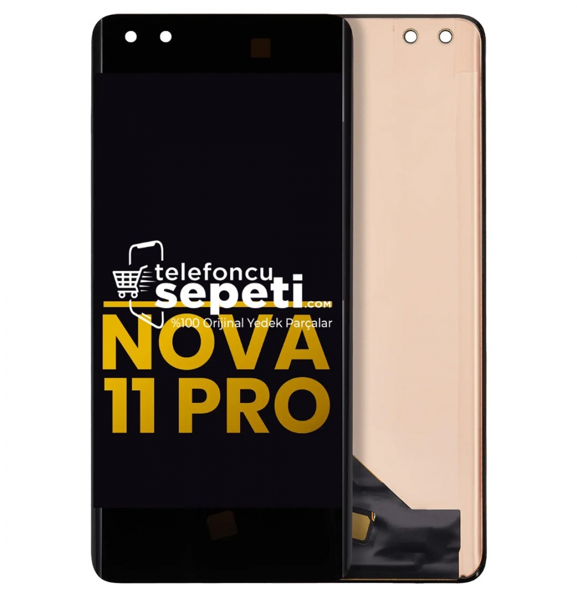 Huawei Nova 11 Pro Ekran Dokunmatik Siyah Çıtasız %100 Orijinal