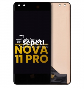 Huawei Nova 11 Pro Ekran Dokunmatik Siyah Çıtasız %100 Orijinal