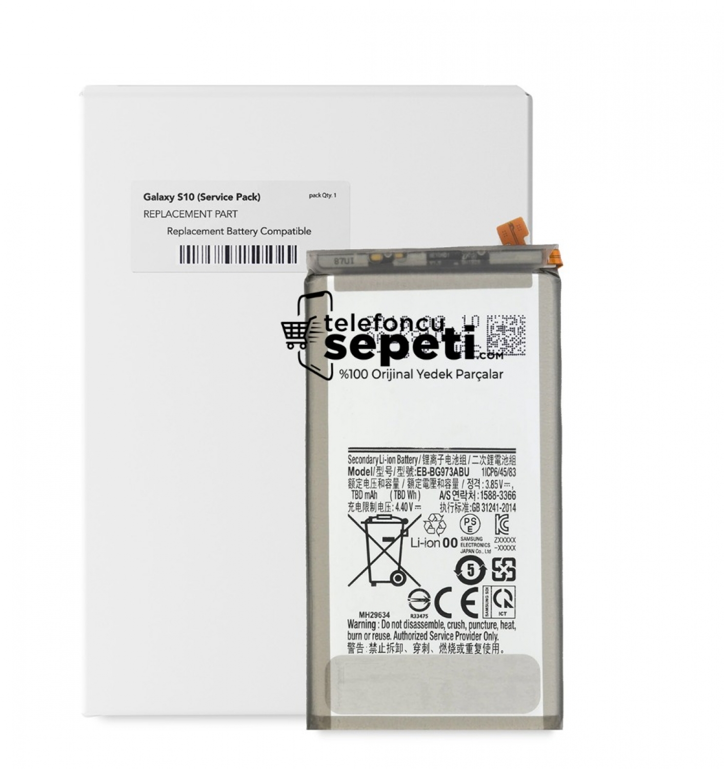 Samsung Galaxy S10 G973 Batarya Pil Orijinal