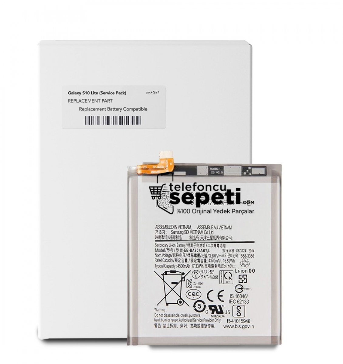 Samsung Galaxy S10 Lite G770 Batarya Pil Orijinal