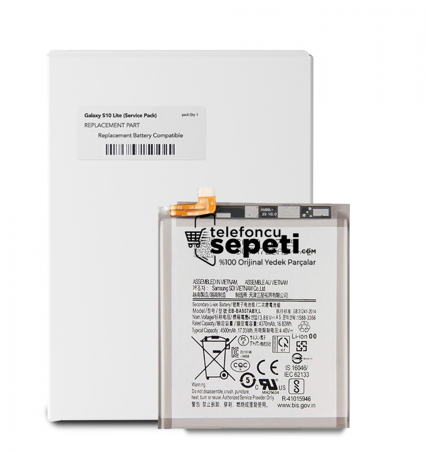 Samsung Galaxy S10 Lite G770 Batarya Pil Orijinal