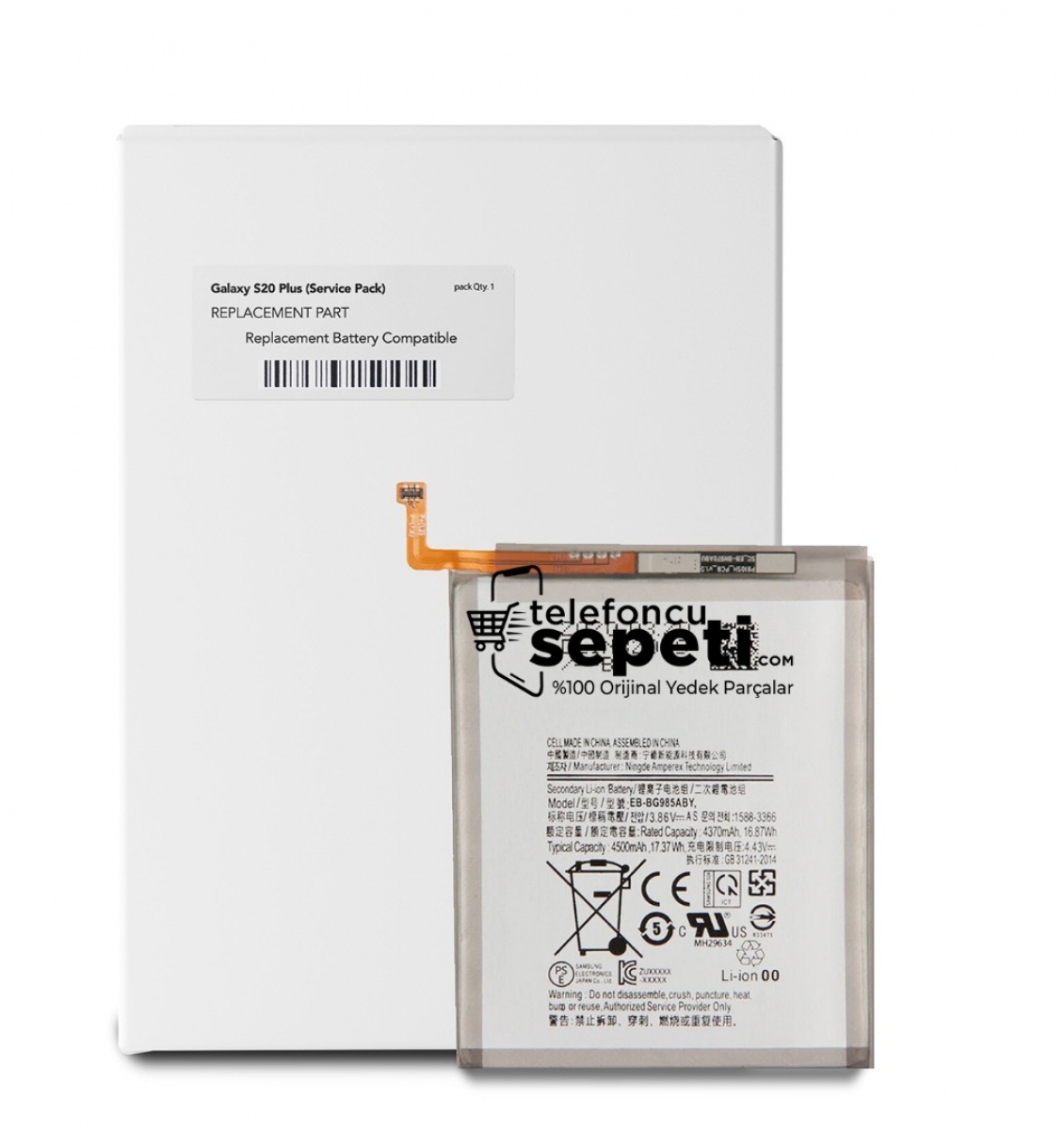 Samsung Galaxy S20 Plus G985 Batarya Pil Orijinal