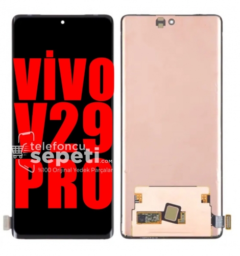 Vivo V29 Pro Ekran Dokunmatik Siyah Çıtasız %100 Orijinal