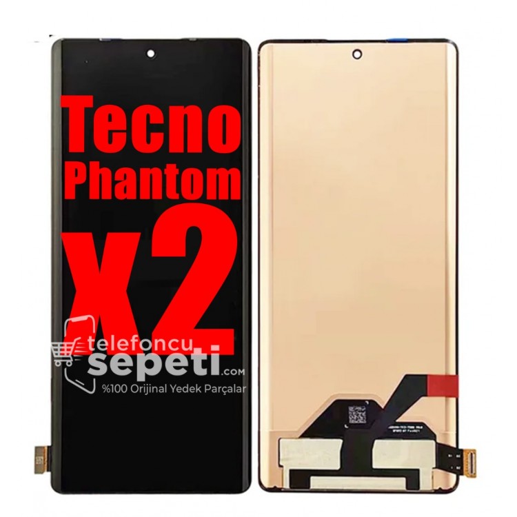 Tecno Phantom x2 Ekran Dokunmatik Siyah Çıtasız %100 Orijinal