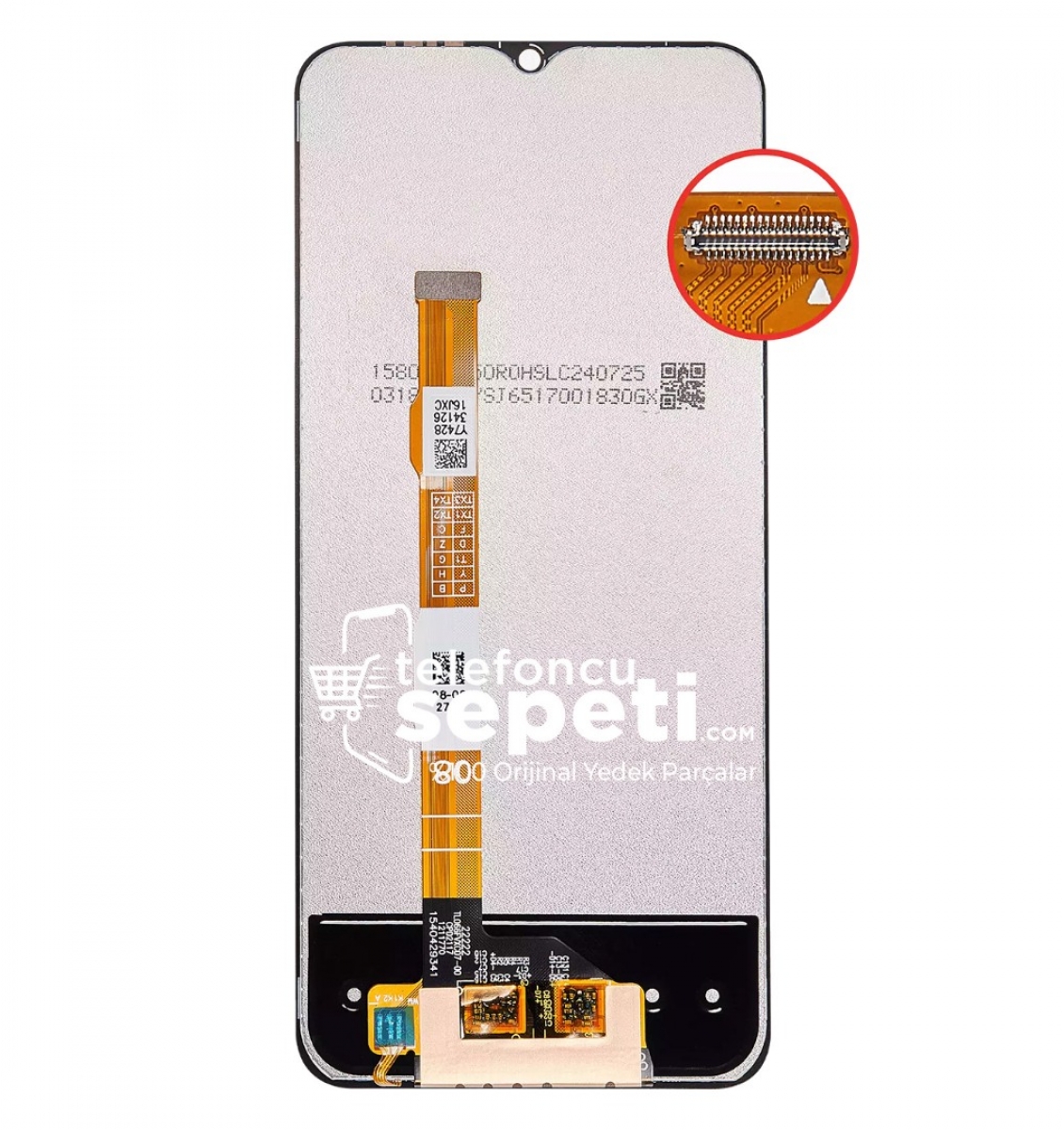 Vivo Y13 Ekran Dokunmatik Siyah Çıtasız A Plus Kalite