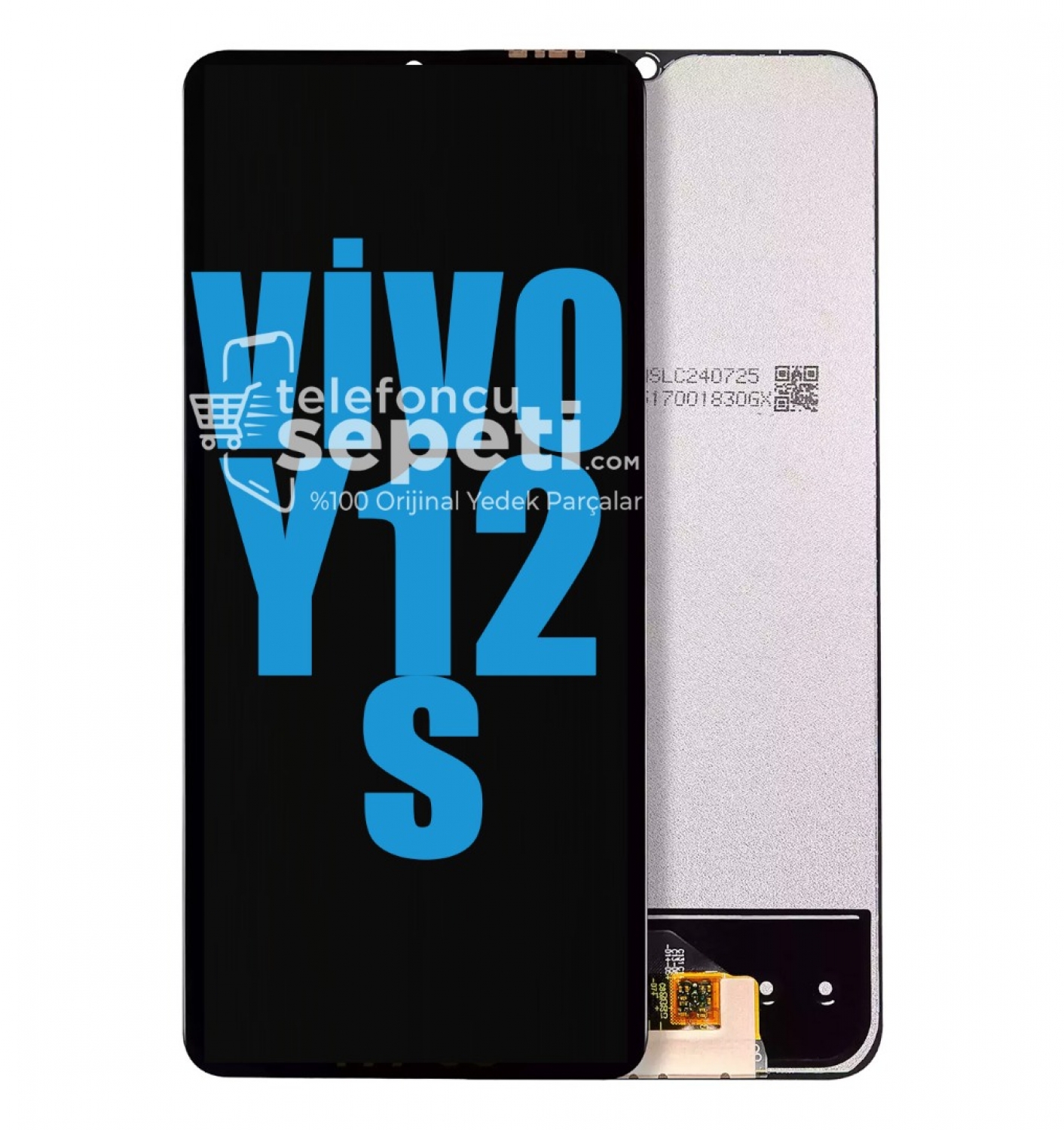 Vivo Y12s Ekran Dokunmatik Siyah Çıtasız %100 Orijinal Vivo Y12s Ekran Dokunmatik Siyah Çıtasız %100 Orijinal