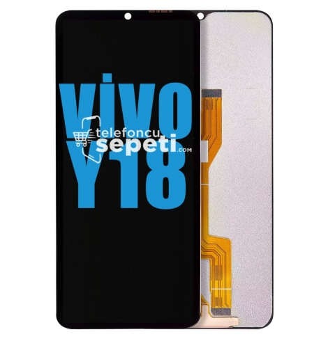 Vivo Y18 Ekran Dokunmatik Siyah Çıtasız %100 Orijinal
