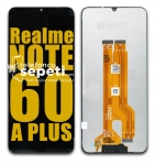 Realme Note 60 Ekran Dokunmatik Siyah Çıtasız A Plus Kalite