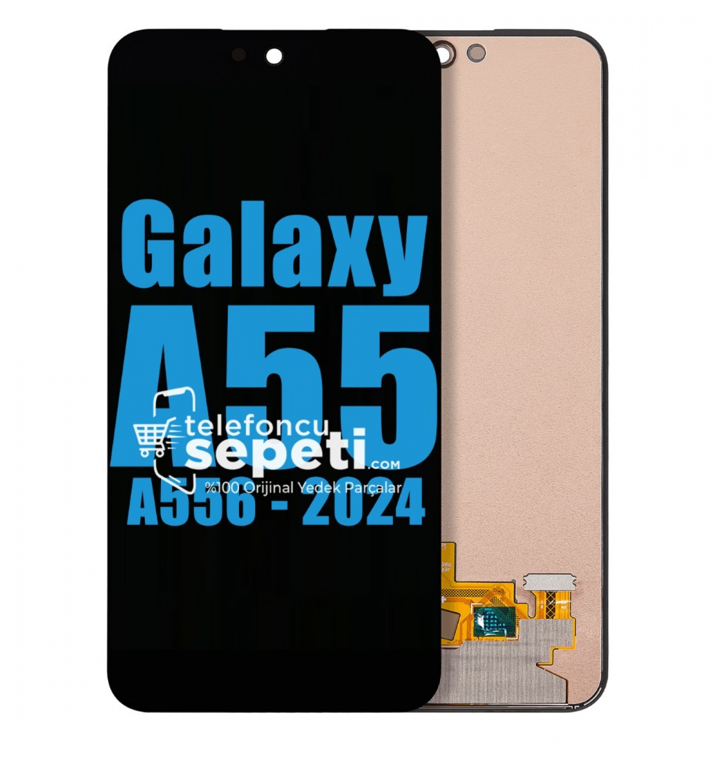 Samsung Galaxy A55 Ekran Dokunmatik Çıtasız %100 Oled