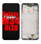 Samsung Galaxy M34 M346 Ekran Dokunmatik Siyah Çıtalı Oled